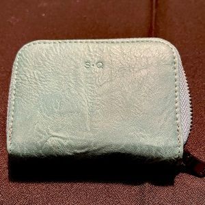 Wallet/card holder light blue